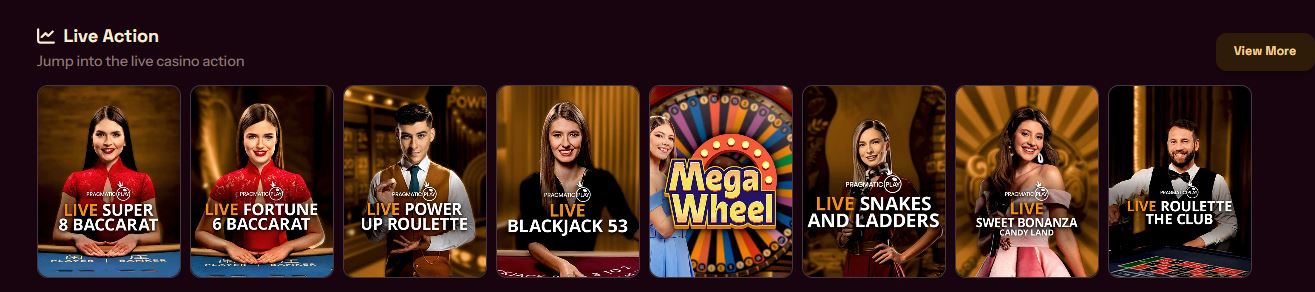 Join live casino action with real dealers online